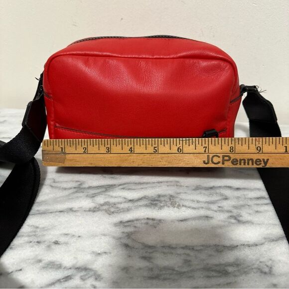 DKNY Red Belt Bag with Black Strap - Picture 9 of 15